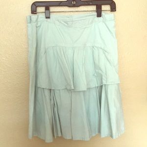 Anthropology cotton skirt